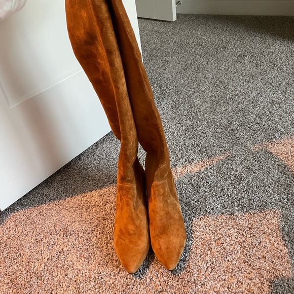 OTK GoodNight Macaroon Suede Over the knee boots - Picture 3 of 6